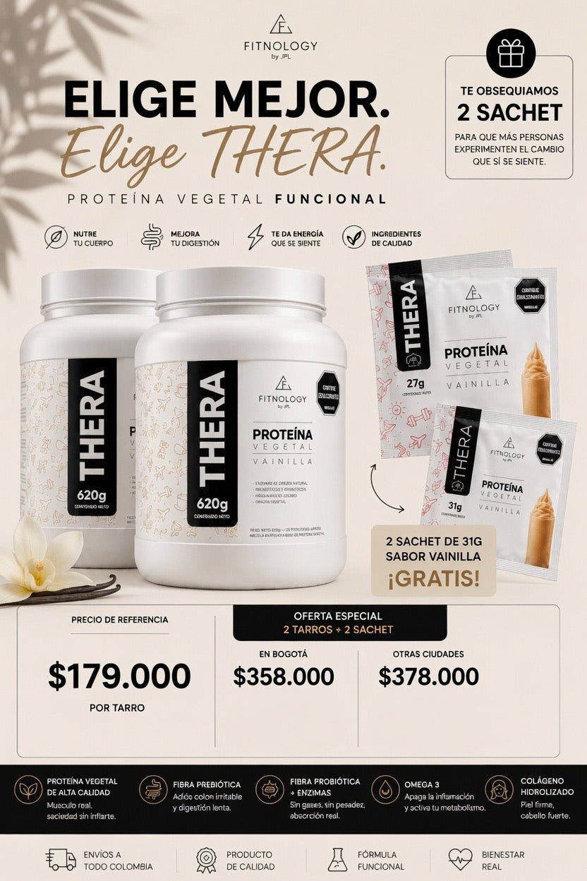 Pack promo x2 THERA 620 GR (envío en Bogotá)