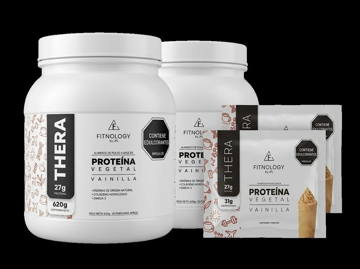 5 Sachet proteína vegetal THERA 31gr (envío en Bogotá)