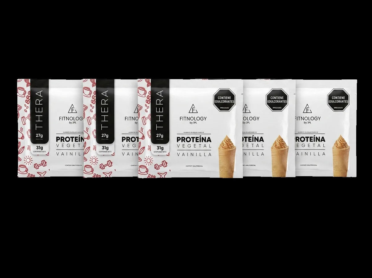 5 Sachet proteína vegetal THERA 31gr (envío en Bogotá)